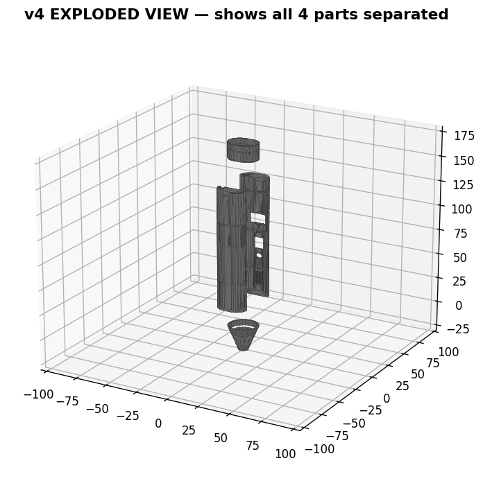 Enclosure exploded