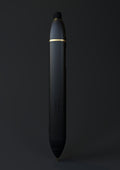 Two Nexus Pen AI smart pens in matte black with gold accents — overhead view