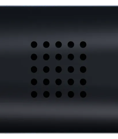 The speaker grille of the Nexus Pen, five rows of five small holes.